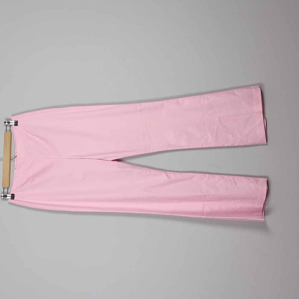 Escada Flare Leg Pull-on High-Rise Pink Dress Pants Size 38